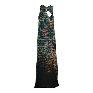 extra long floral maxi dress Retro Floral Ruffle Trim Maxi Dress Black / S